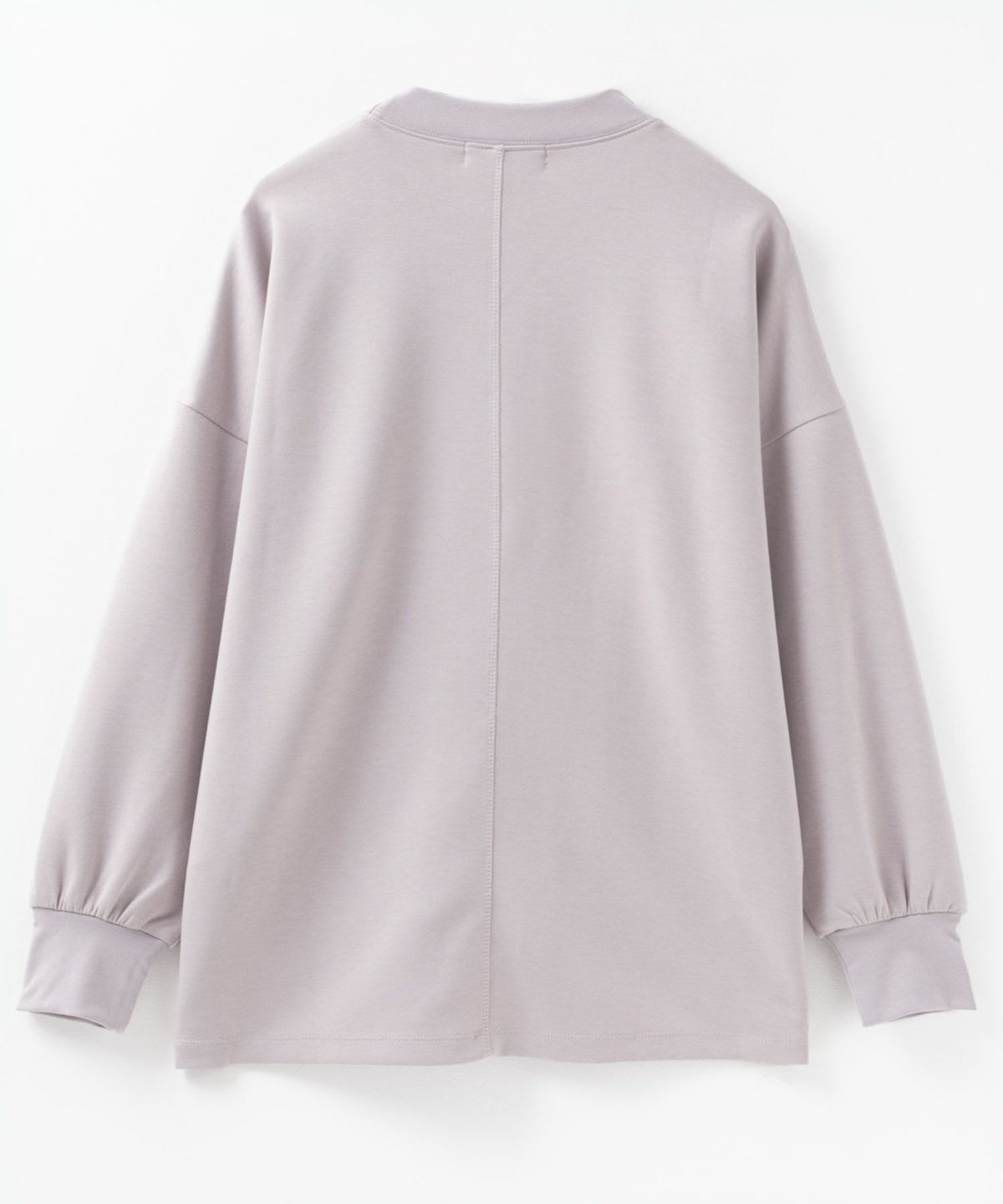 HusHusH ポンチ素材 ルーズ袖タックプルオーバー レディース