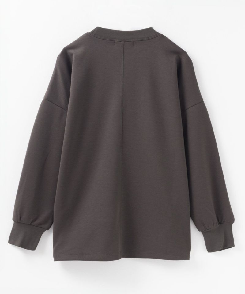 HusHusH  ポンチ素材 ルーズ袖タックプルオーバー レディース商品画像-25