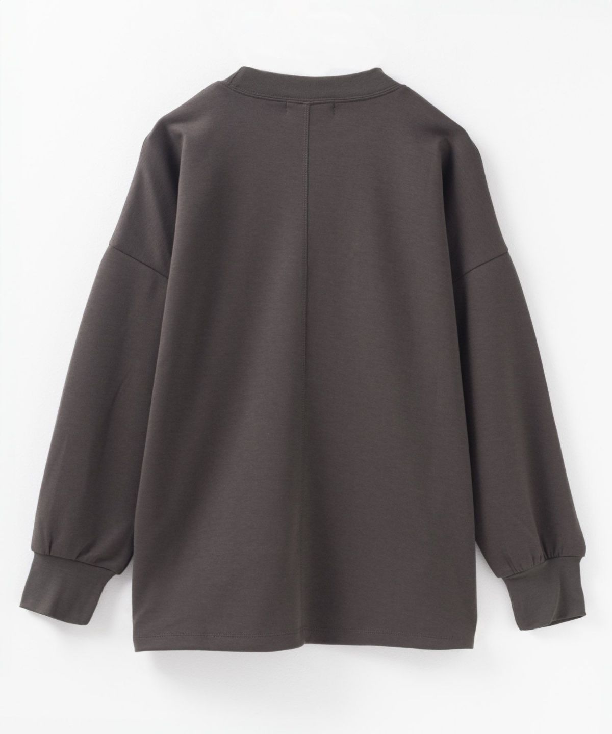 HusHusH ポンチ素材 ルーズ袖タックプルオーバー レディース