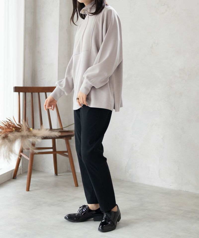 HusHusH ポンチ素材 デザインZIPプルオーバー レディース商品画像-11