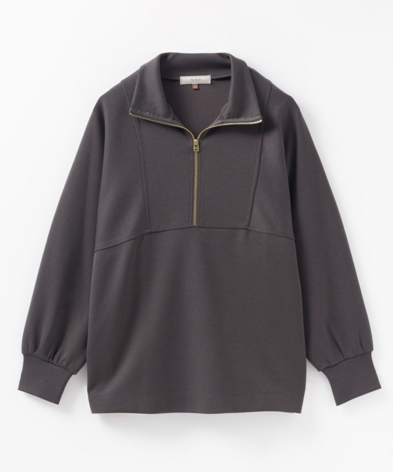 HusHusH  ポンチ素材 デザインZIPプルオーバー レディース商品画像-19