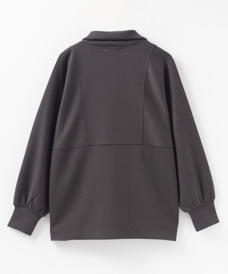 HusHusH ポンチ素材 デザインZIPプルオーバー レディース商品画像-20