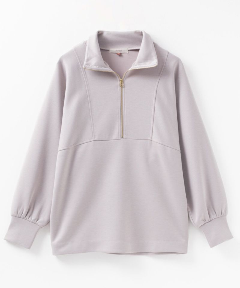 HusHusH  ポンチ素材 デザインZIPプルオーバー レディース商品画像-22