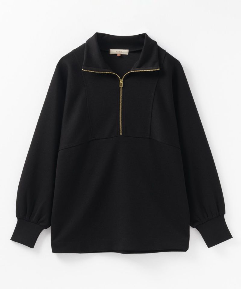 HusHusH ポンチ素材 デザインZIPプルオーバー レディース商品画像-24