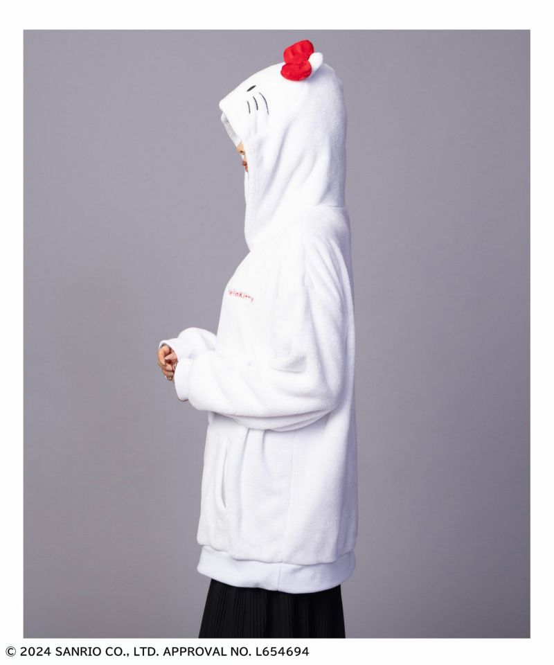 サンリオキャラクターズ ハローキティ ジップパーカー レディース商品画像-3
