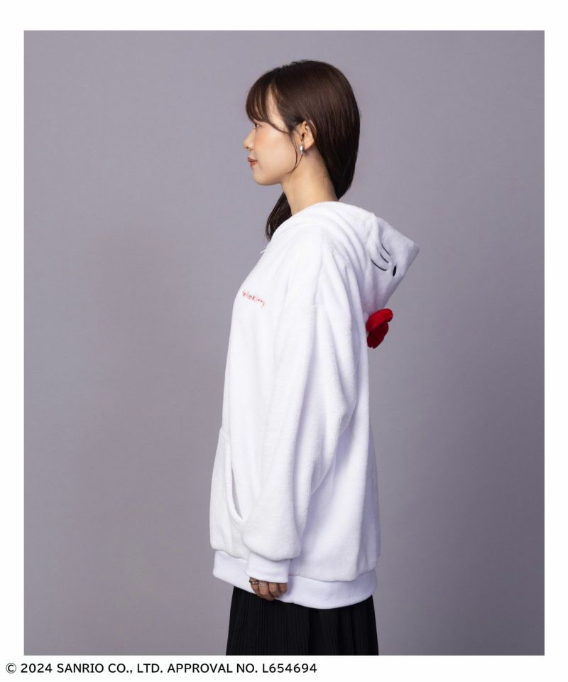サンリオキャラクターズ ハローキティ ジップパーカー レディース商品画像-6