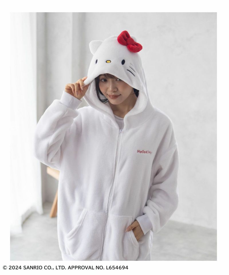サンリオキャラクターズ ハローキティ ジップパーカー レディース商品画像-9