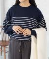 HusHusH ラメ入りボーダープルオーバー レディース