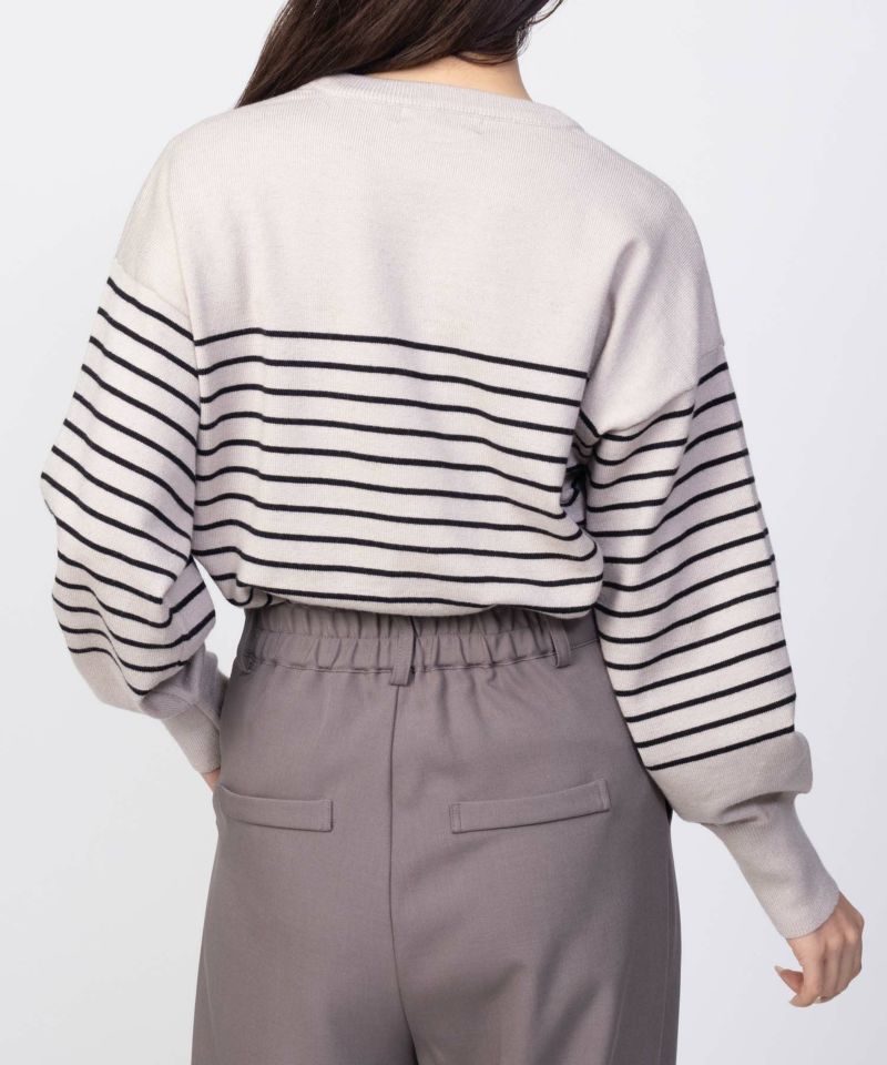 HusHusH  ラメ入りボーダープルオーバー レディース商品画像-8
