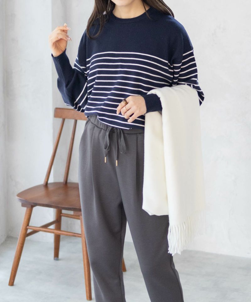 HusHusH  ラメ入りボーダープルオーバー レディース商品画像-14