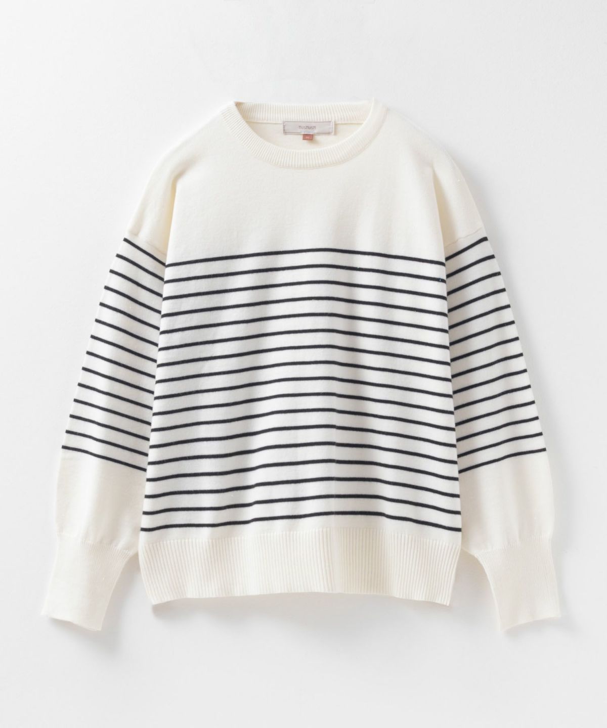 HusHusH ラメ入りボーダープルオーバー レディース