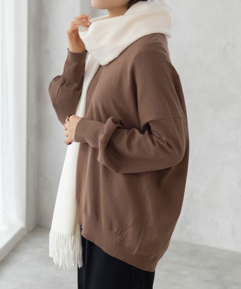 HusHusH  Vネックコクーンニット レディース商品画像-3