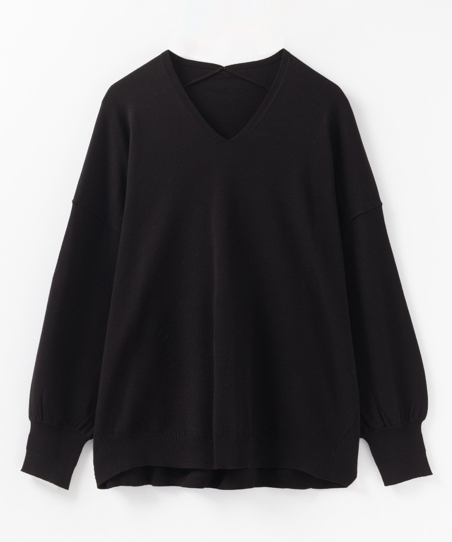 [さらに50%OFF]HusHusH  Vネックコクーンニット レディース商品画像-19