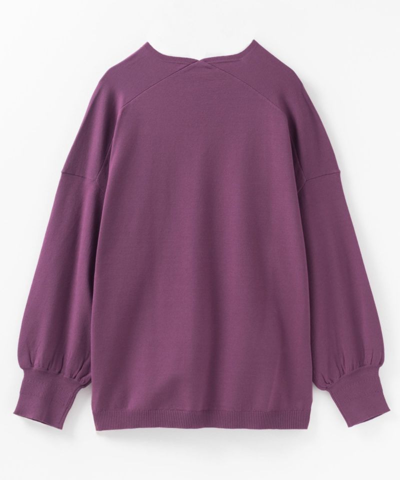 HusHusH  Vネックコクーンニット レディース商品画像-22