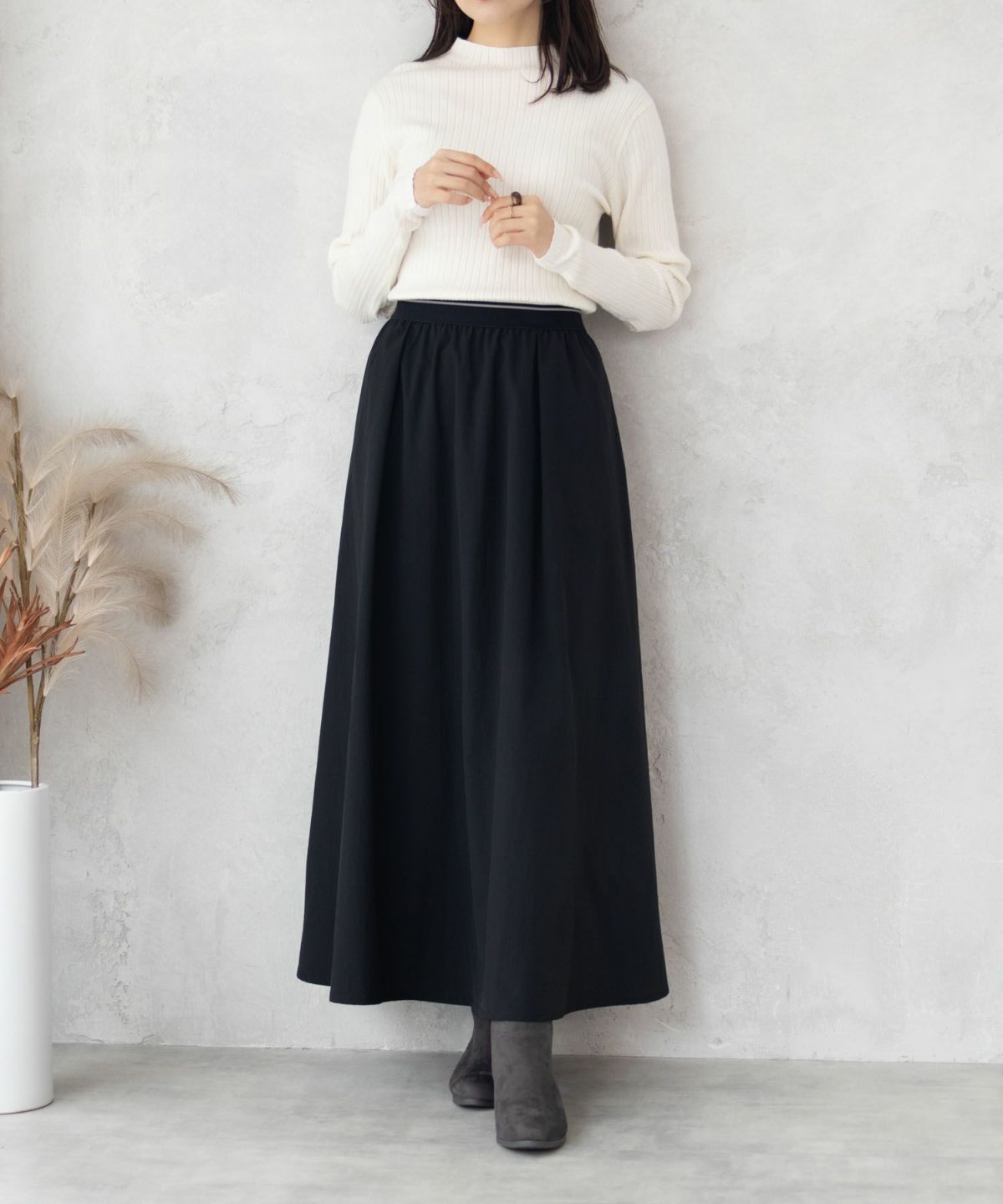 HusHusH リブハイネック レディース