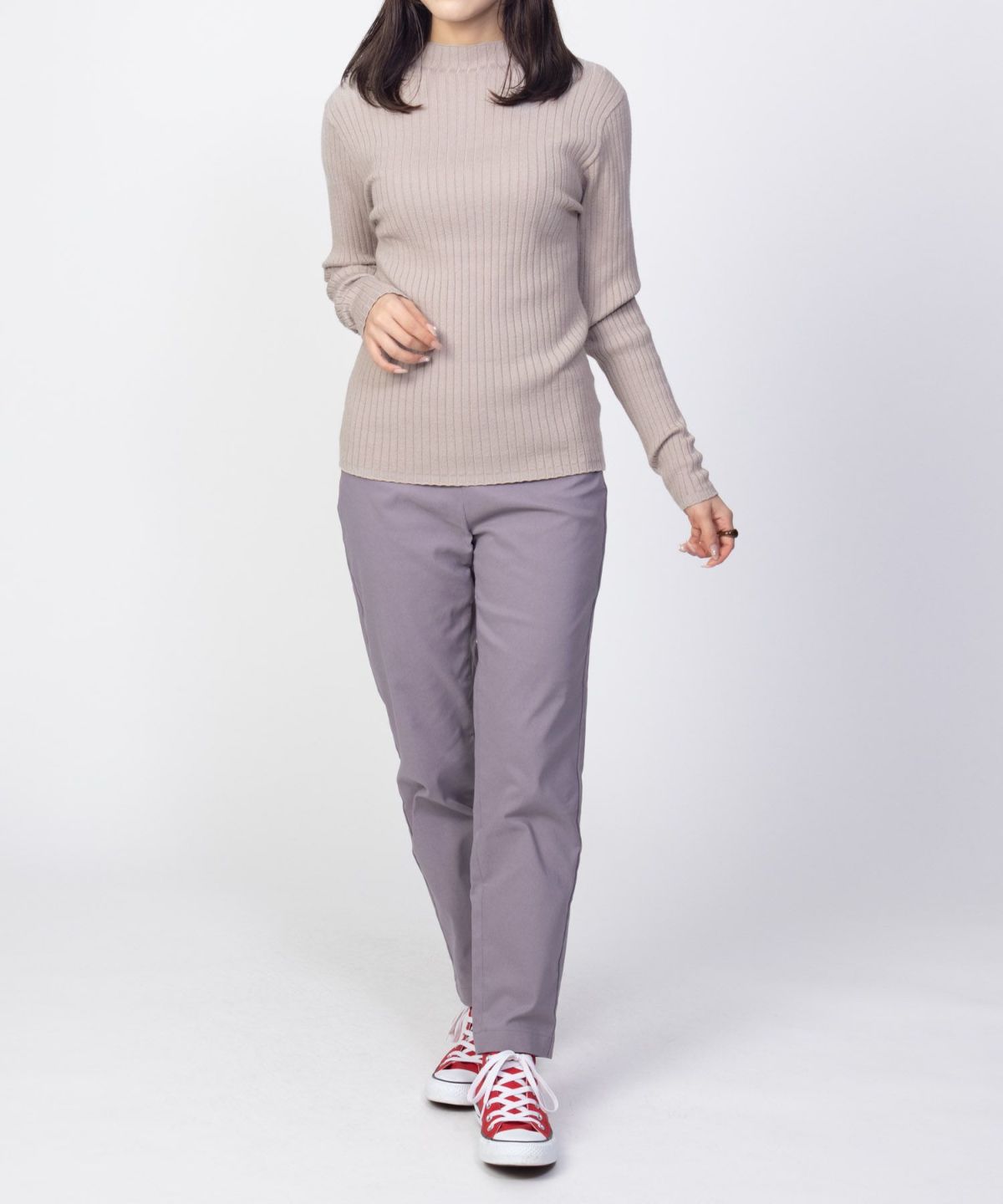 HusHusH リブハイネック レディース