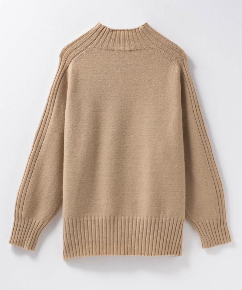 nAvy もちり もちもち 洗えるニット ハイネック レディース