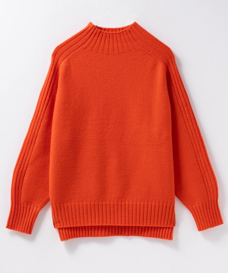 nAvy もちり もちもち 洗えるニット ハイネック レディース