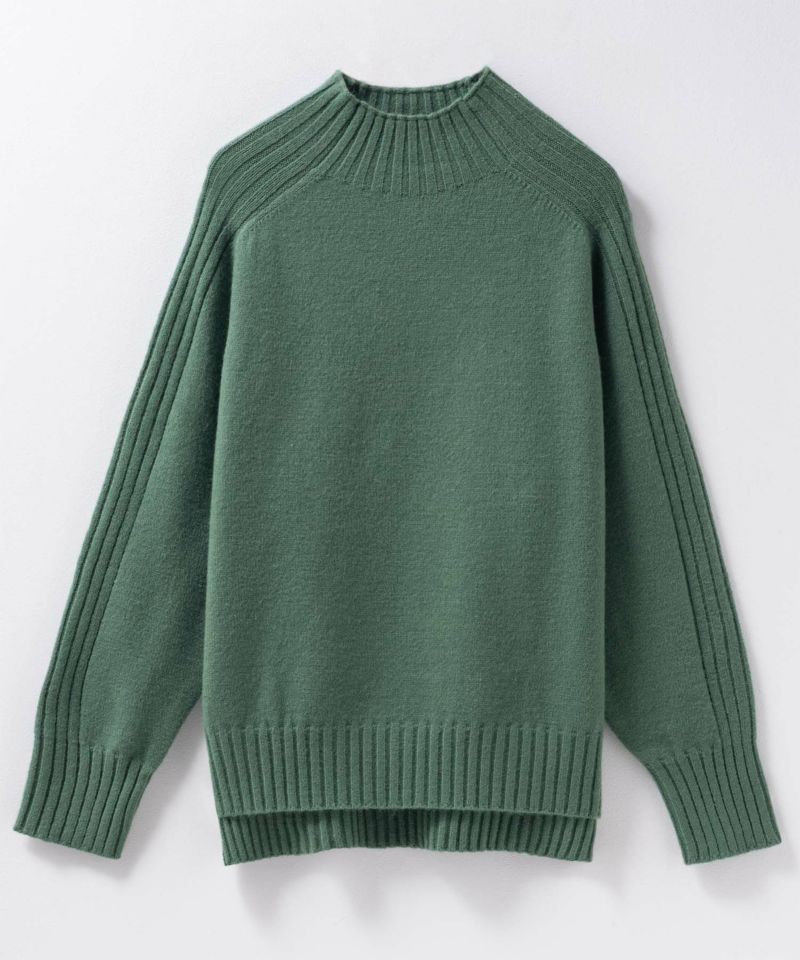 nAvy もちり もちもち 洗えるニット ハイネック レディース