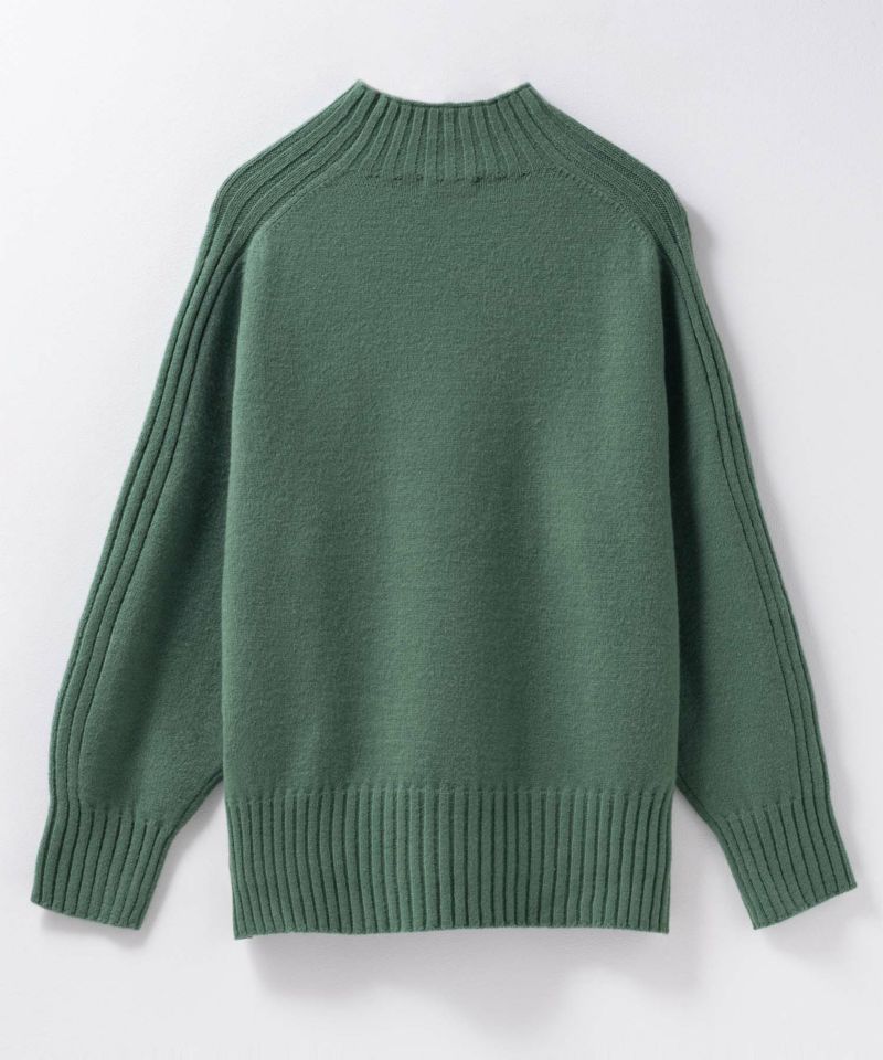 nAvy もちり もちもち 洗えるニット ハイネック レディース