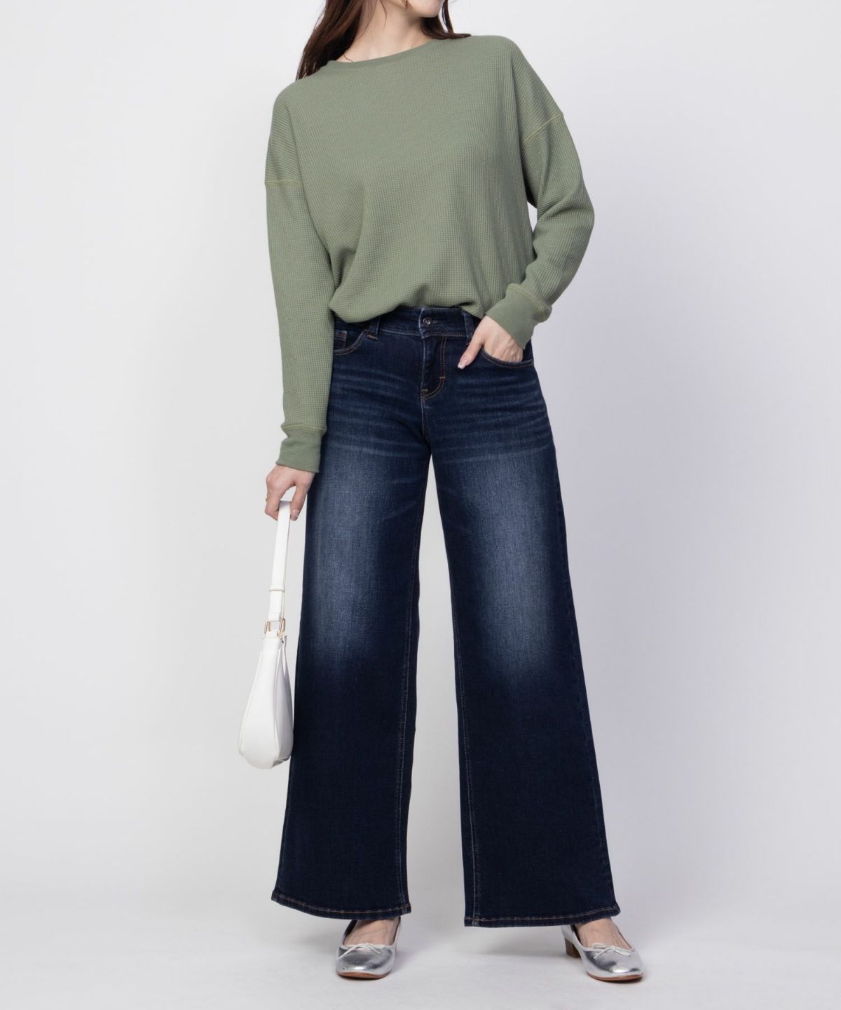 C17 ローライズワイドバギー レディース