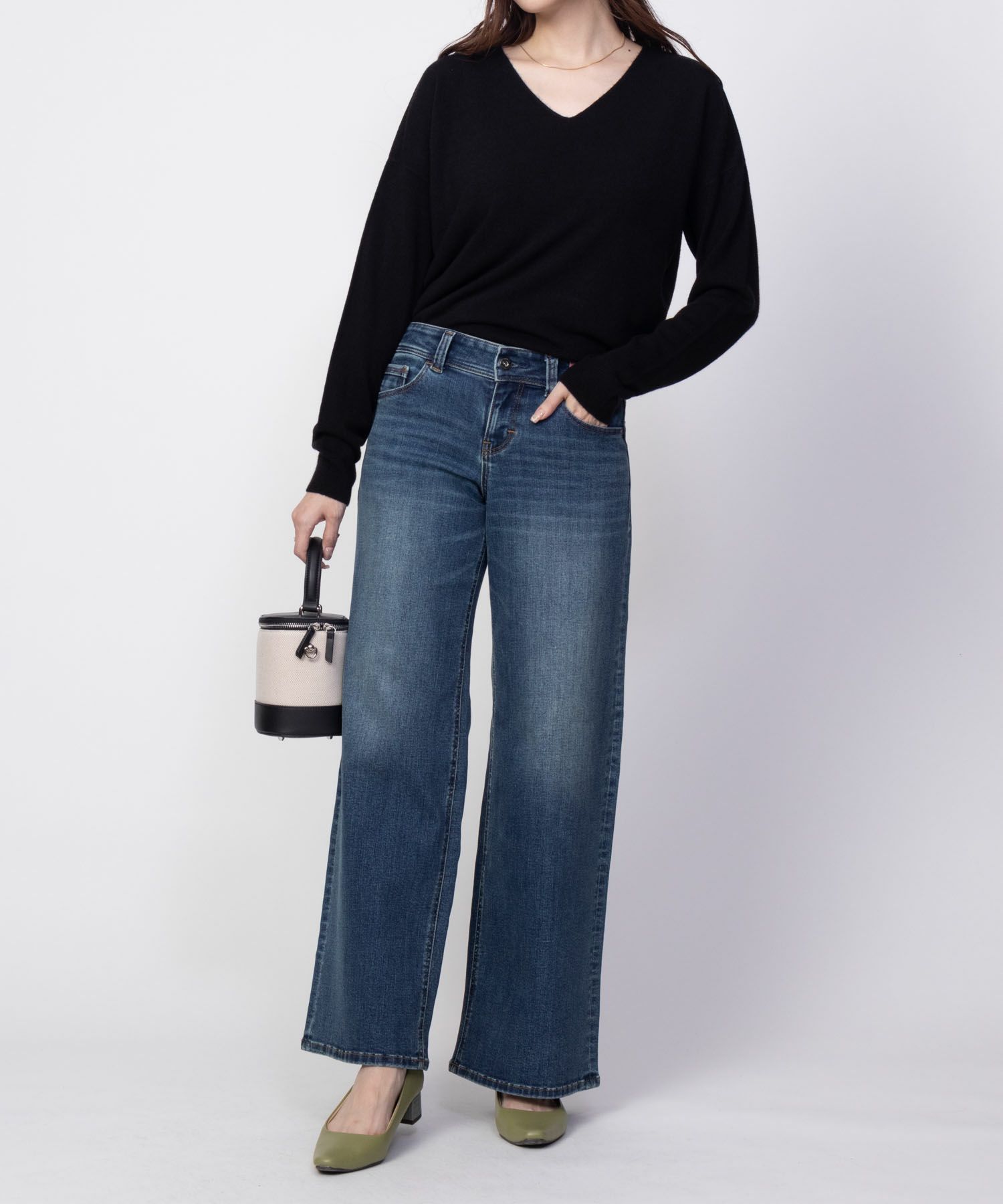 C17  ローライズワイドバギー レディース商品画像-2