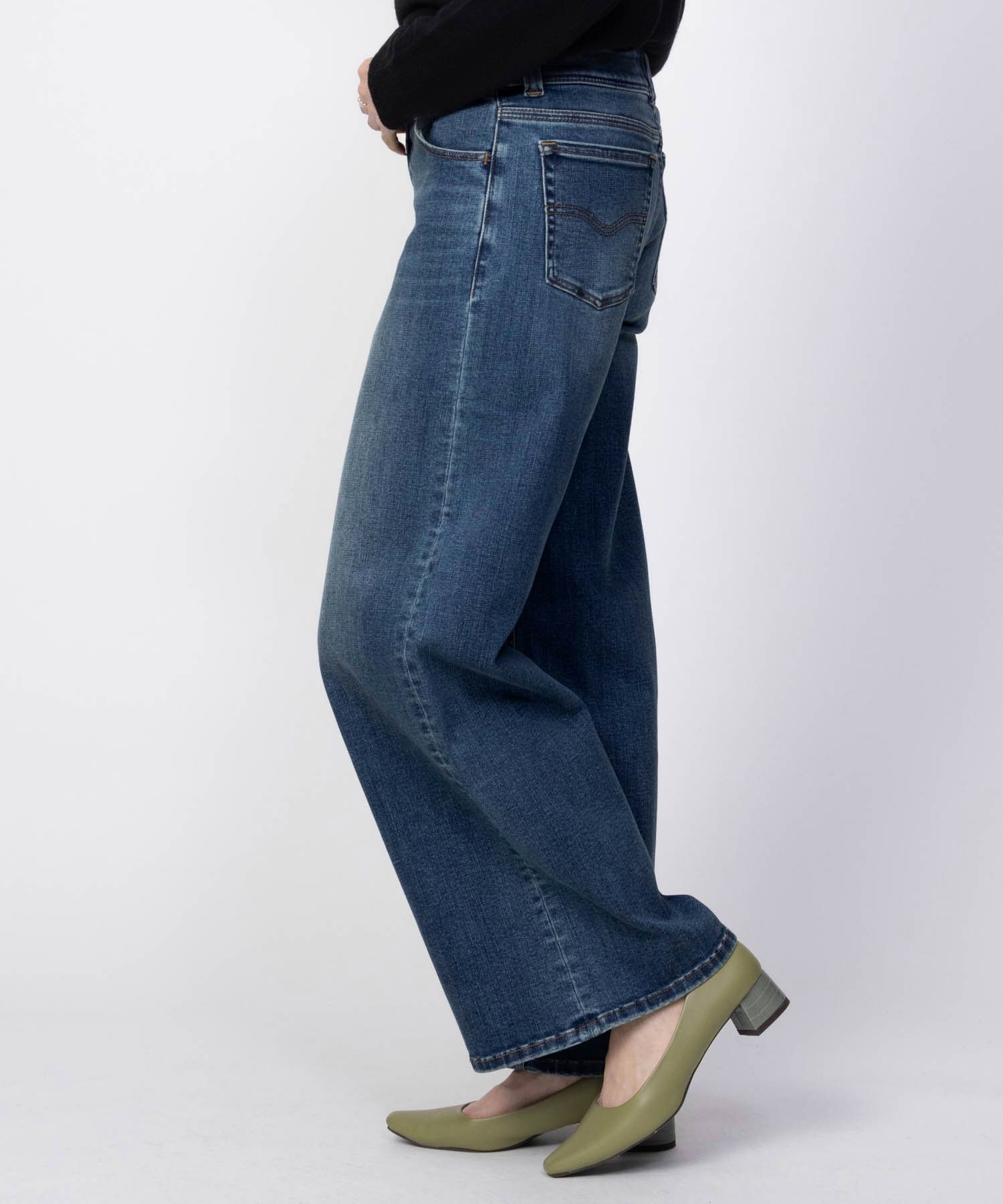 週末限定！美品【完売品searoomlynn】ワイドウエストローライズバギー ワイドウエストローライズバギー SRN05