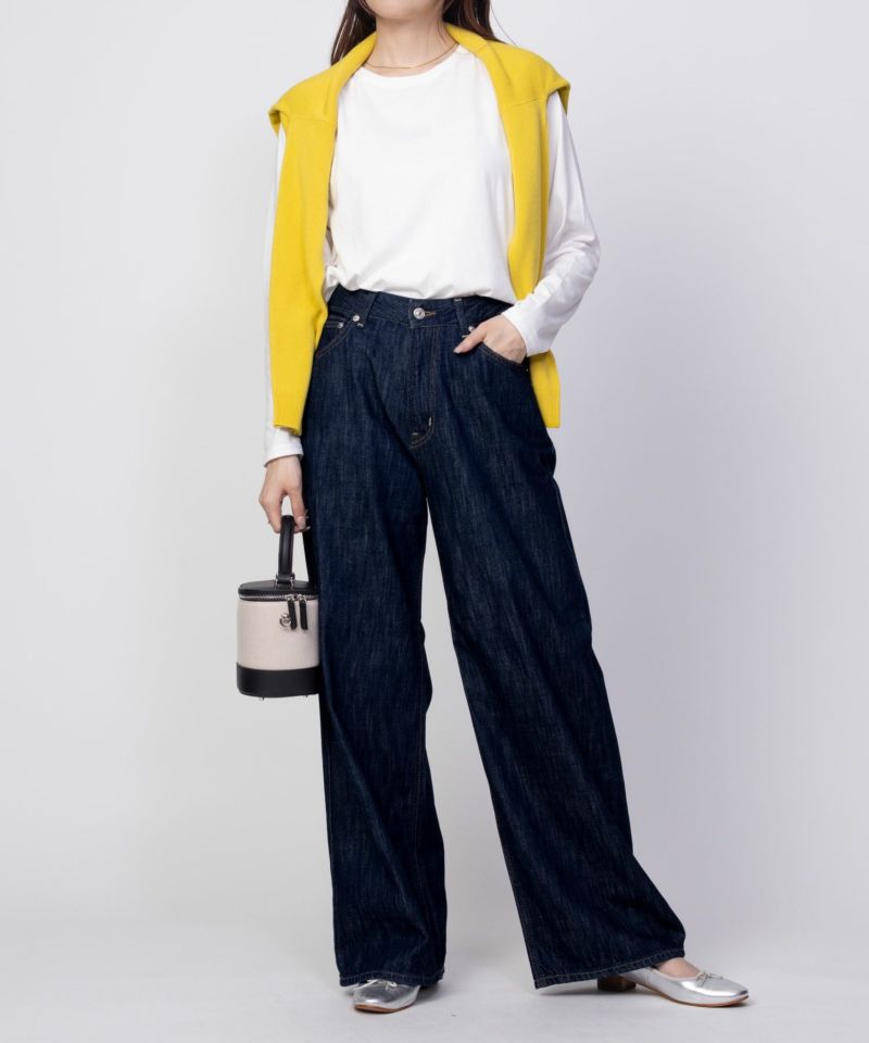 EDWIN  essentials ローウエストワイドパンツ レディース商品画像-2