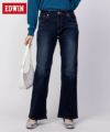 EDWIN  essentials フレアストレッチデニムパンツ レディース商品サムネイル-1