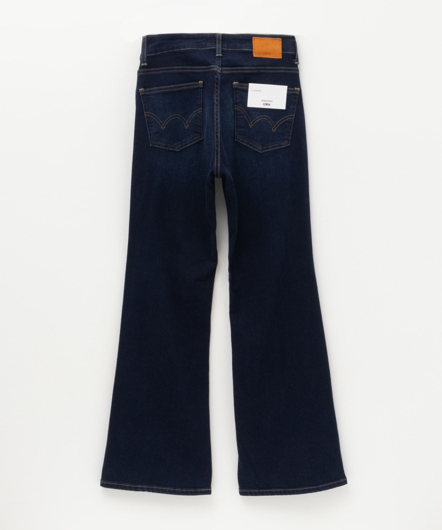 EDWIN essentials フレアストレッチデニムパンツ レディース