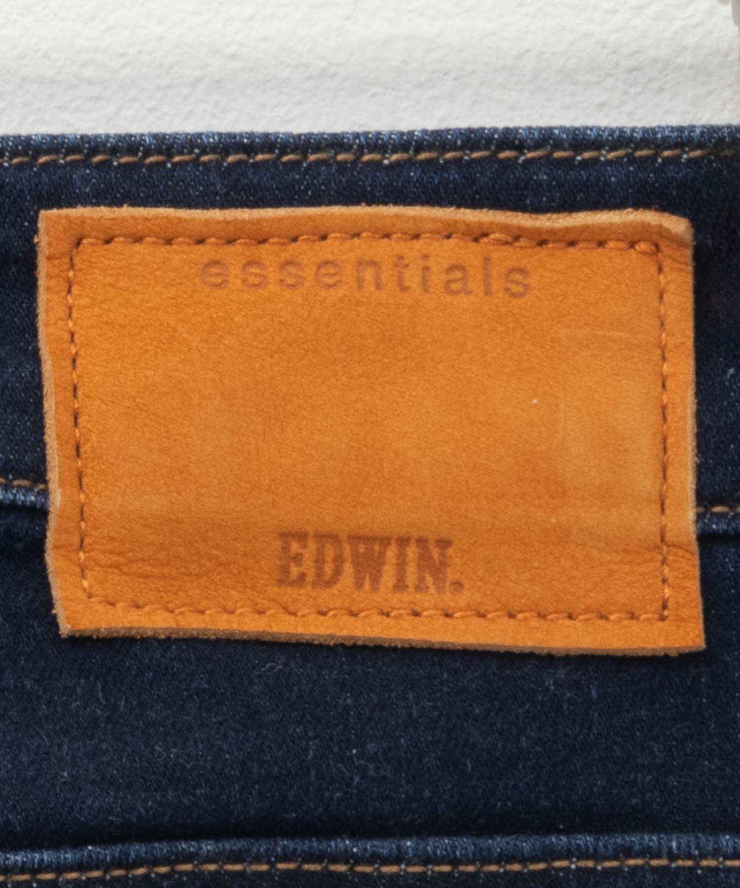 EDWIN essentials フレアストレッチデニムパンツ レディース