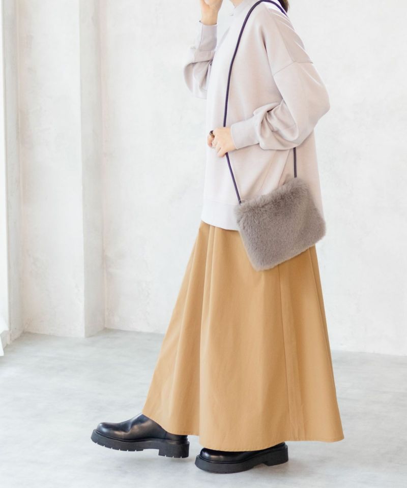 HusHusH  ツイルタックマキシスカート レディース商品画像-3