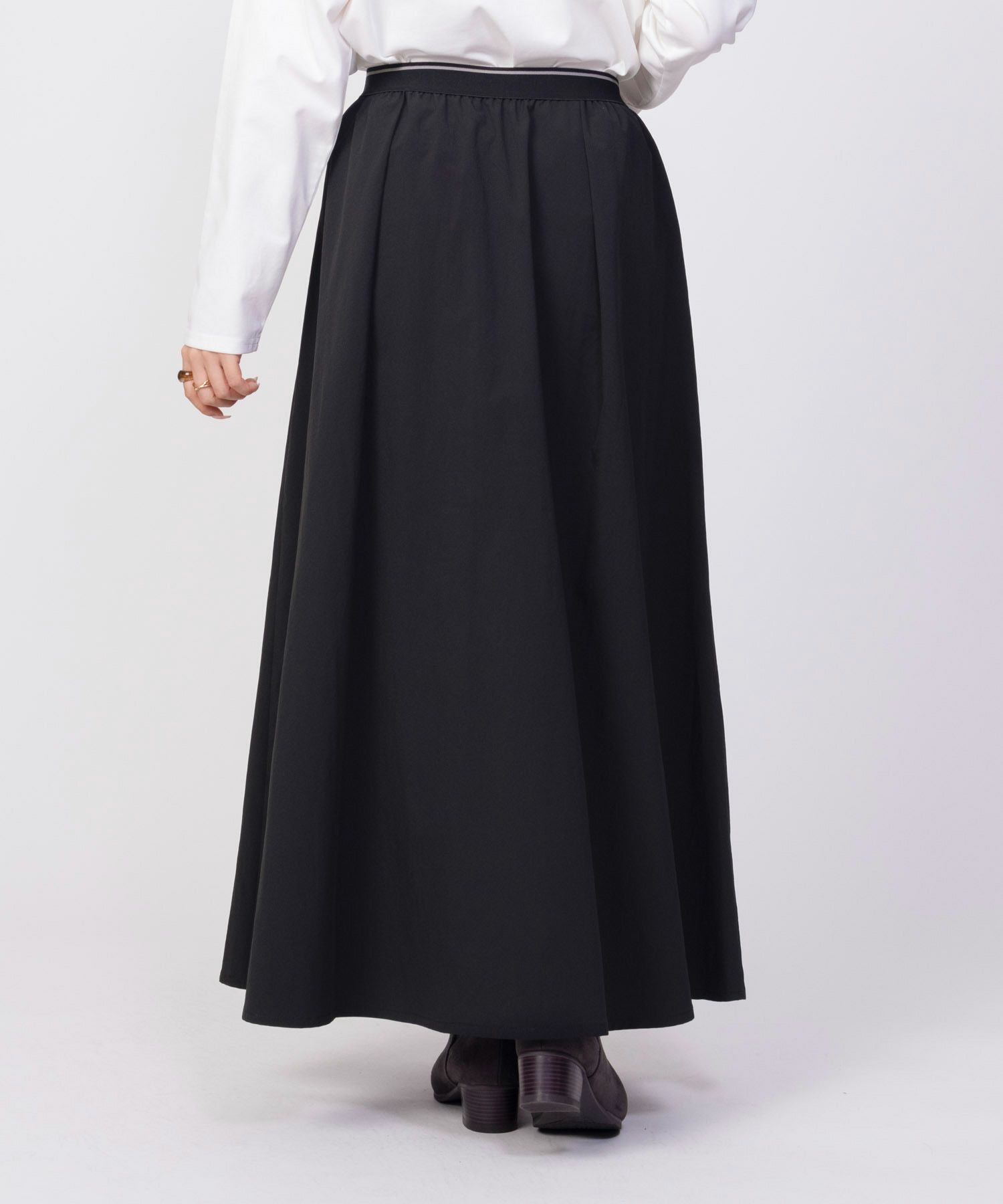 HusHusH ツイルタックマキシスカート レディース商品画像-15
