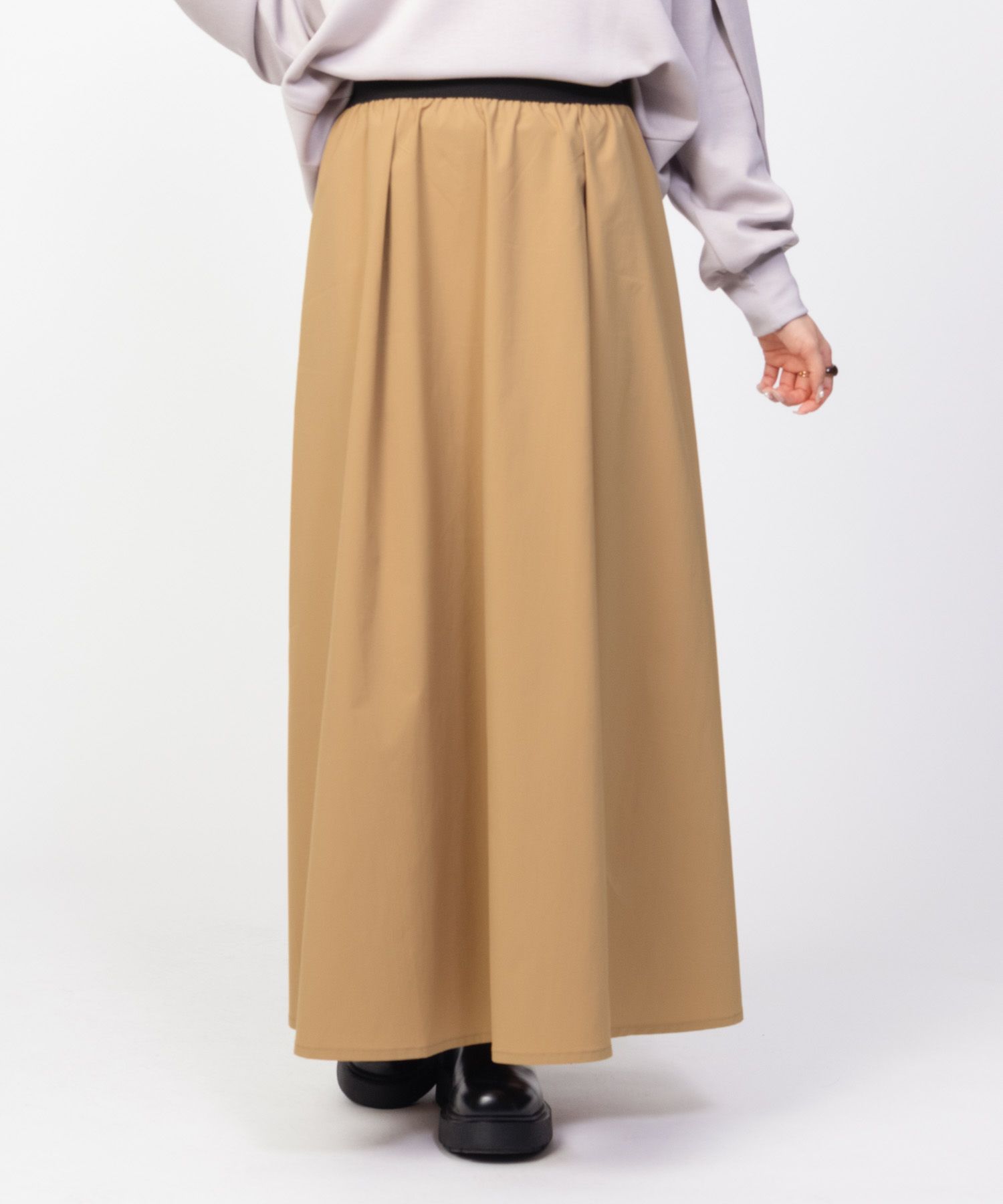 HusHusH ツイルタックマキシスカート レディース商品画像-20