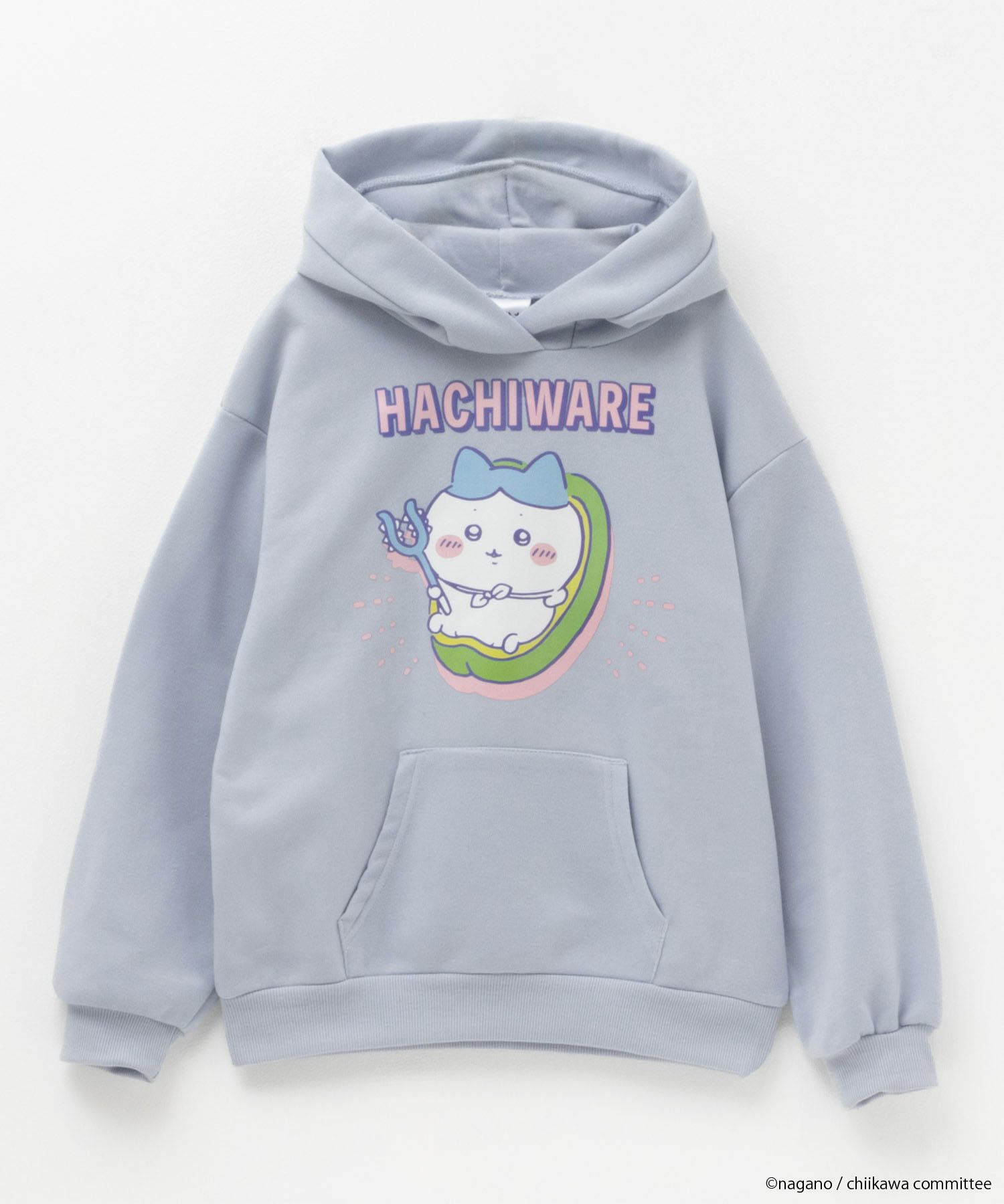 [期間限定価格]ちいかわ 耳付きプルパーカー ハチワレ キッズ商品サムネイル-1