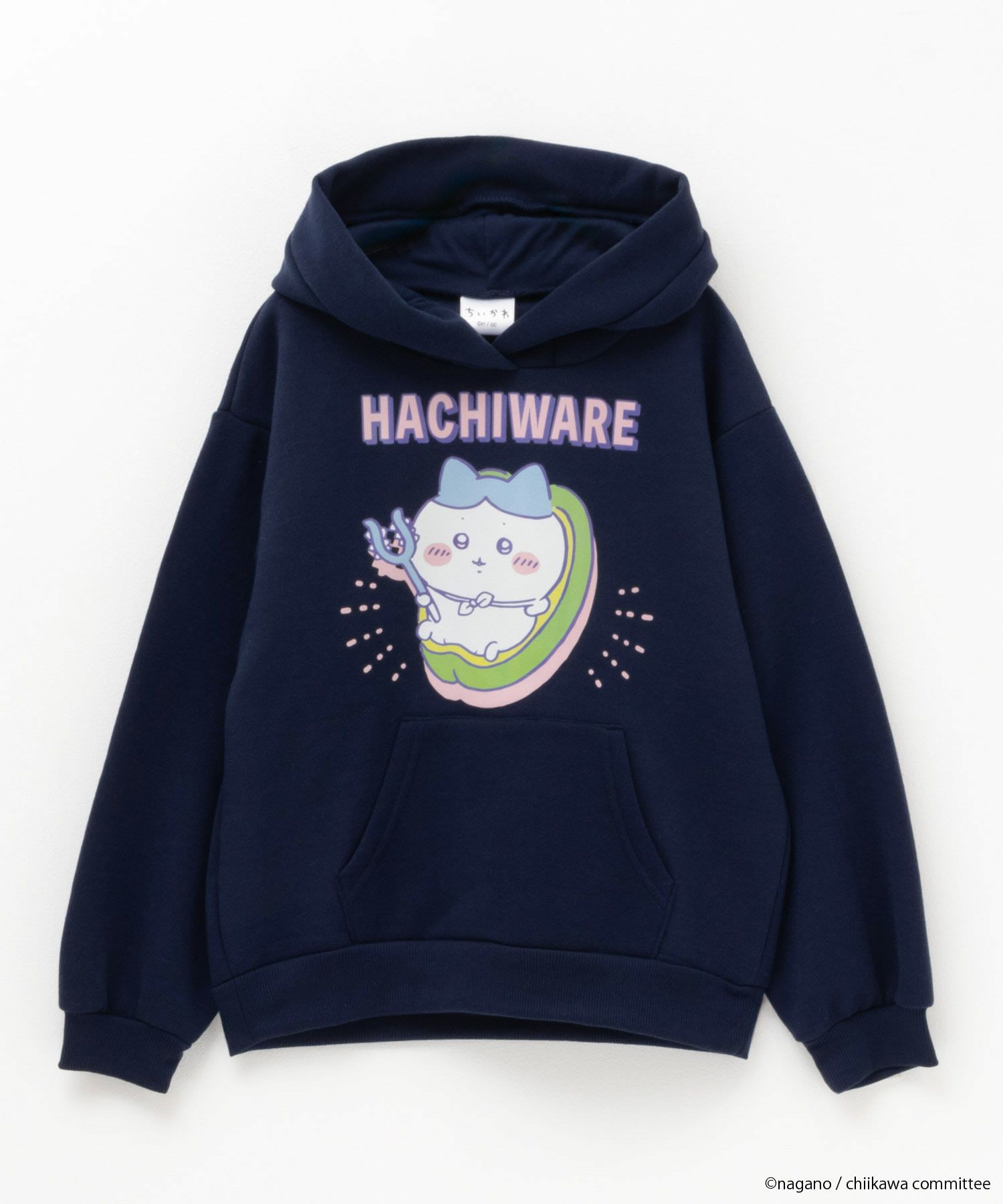 [期間限定価格]ちいかわ 耳付きプルパーカー ハチワレ キッズ商品サムネイル-3