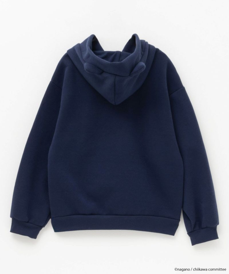 [期間限定価格]ちいかわ 耳付きプルパーカー ハチワレ キッズ商品画像-4