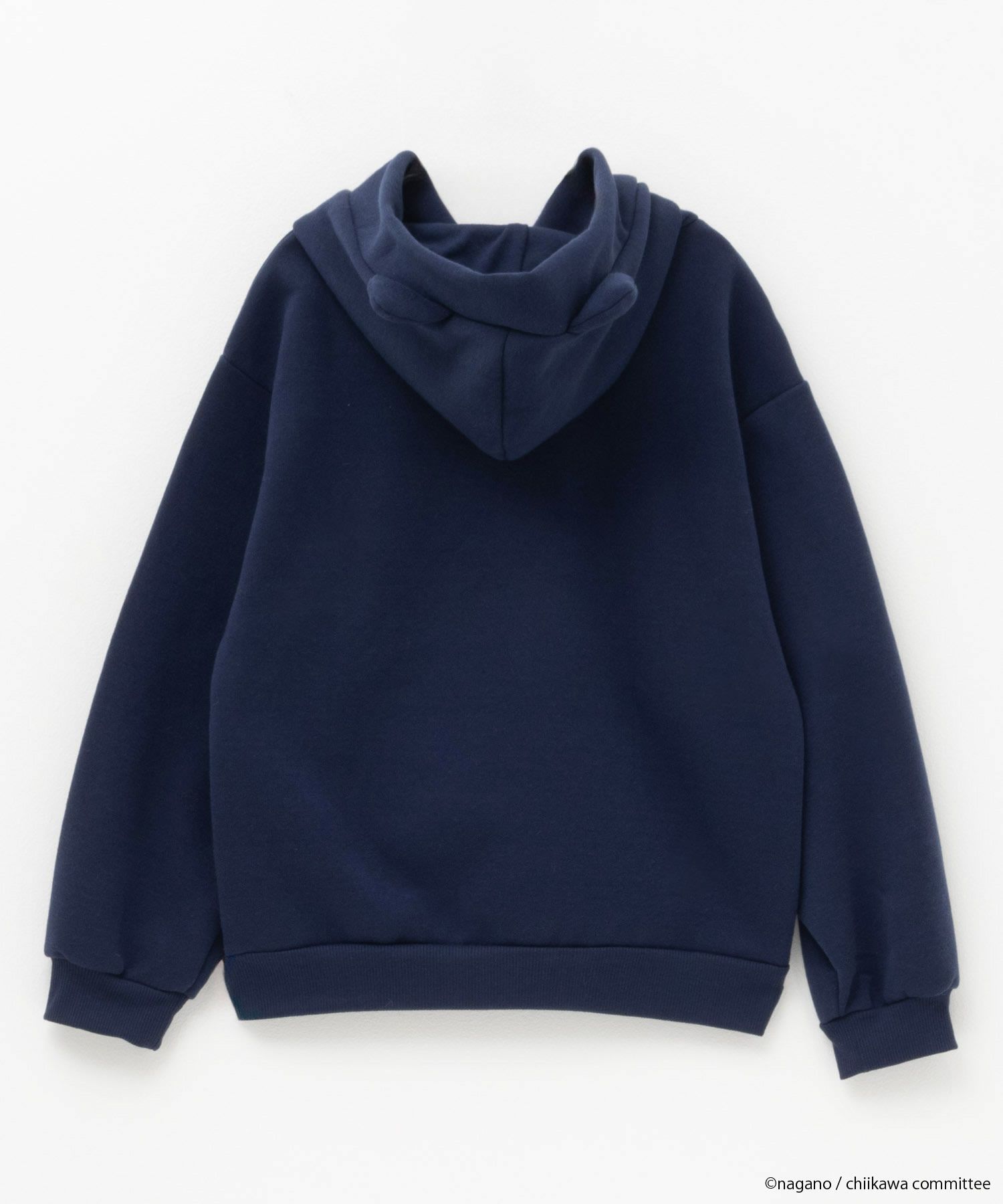 ちいかわ 耳付きプルパーカー ハチワレ キッズ