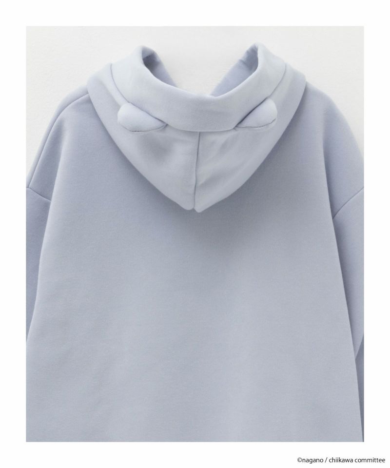 [期間限定価格]ちいかわ 耳付きプルパーカー ハチワレ キッズ商品画像-7