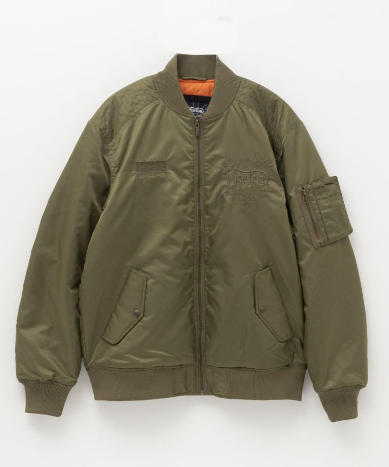 Norton  ウイング刺繍MA-1ジャケット メンズ商品画像-1