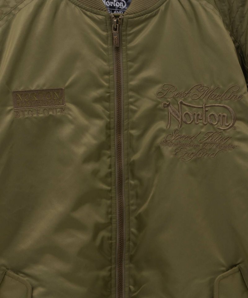 Norton ウイング刺繍MA-1ジャケット メンズ商品画像-7