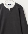 NAVY 温℃ 両面起毛キーネックフェイクTシャツ メンズ