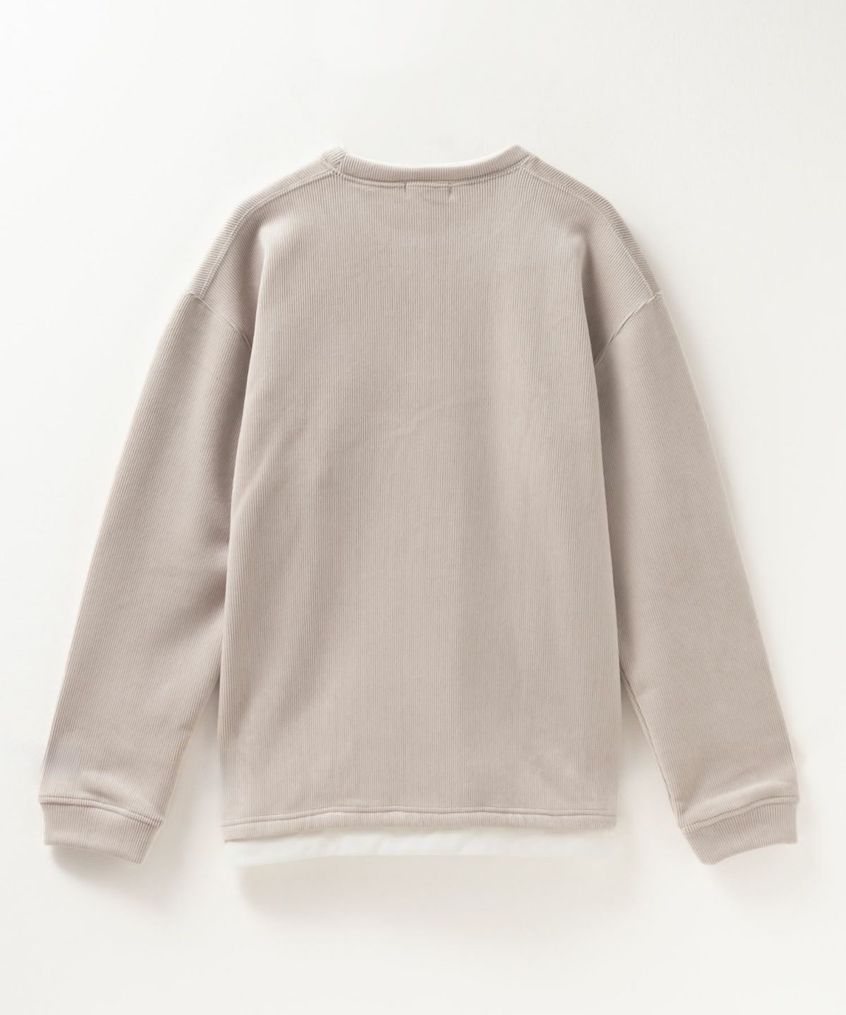 NAVY 温℃ カットコールフェイククルーネック メンズ