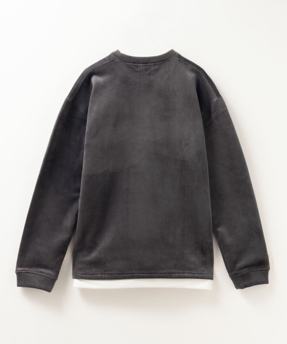 NAVY 温℃ カットコールフェイククルーネック メンズ