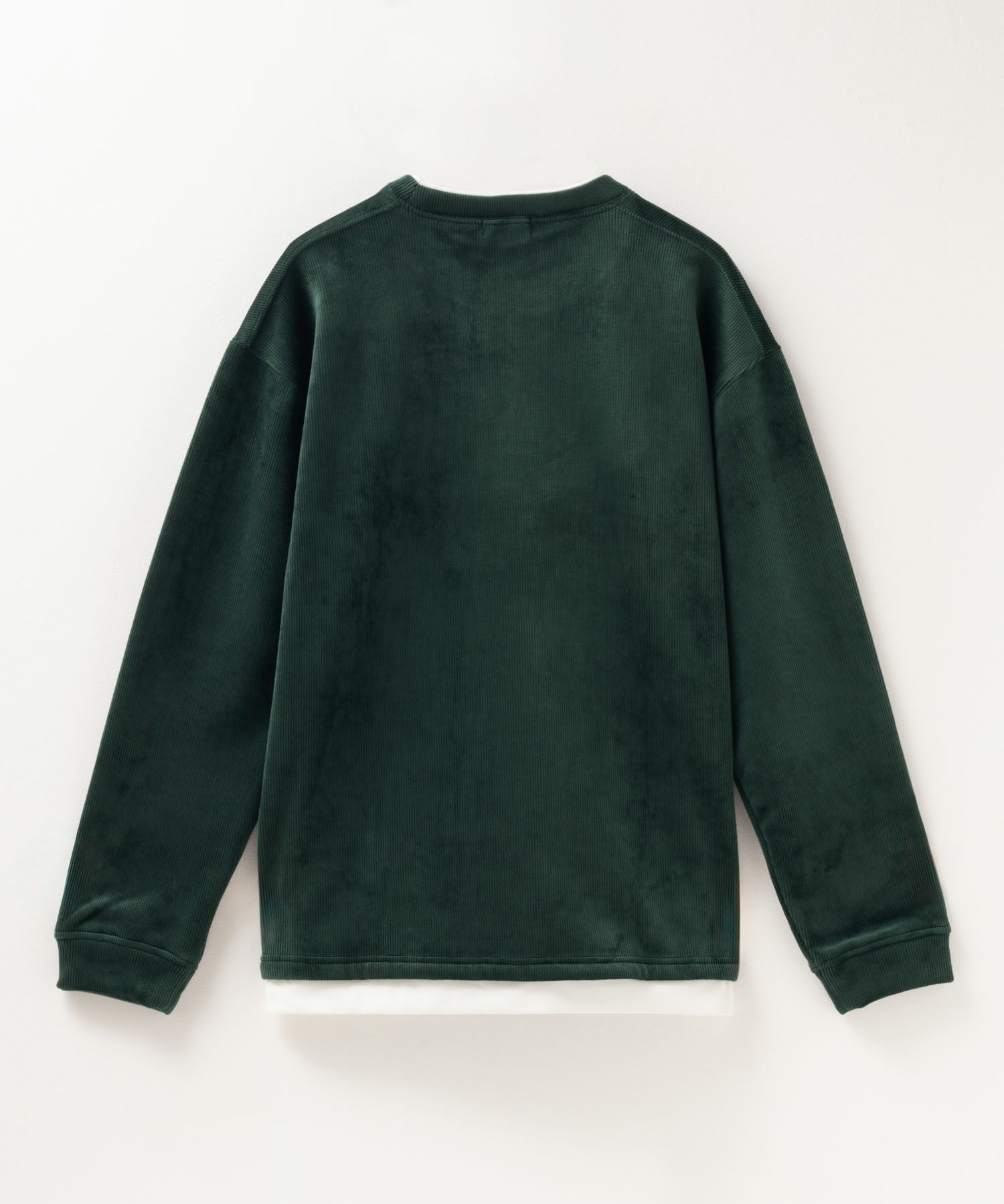 NAVY 温℃ カットコールフェイククルーネック メンズ