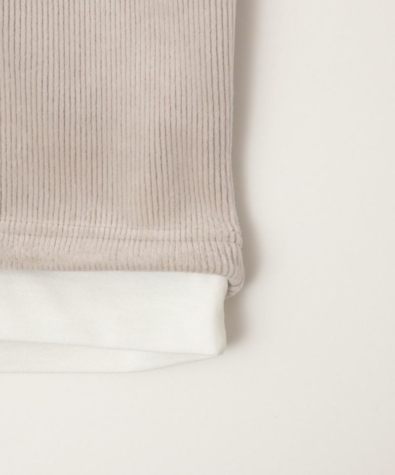 NAVY  温℃ カットコールフェイククルーネック メンズ商品画像-15