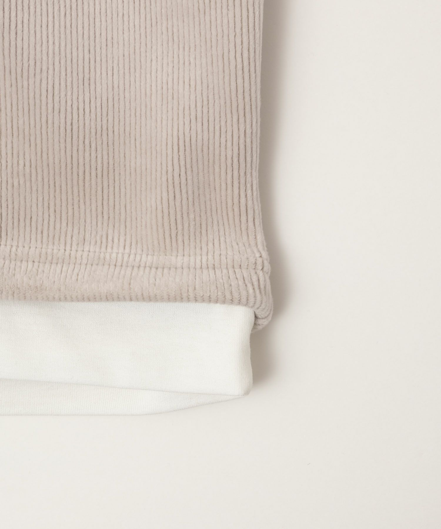 NAVY  温℃ カットコールフェイククルーネック メンズ商品画像-15