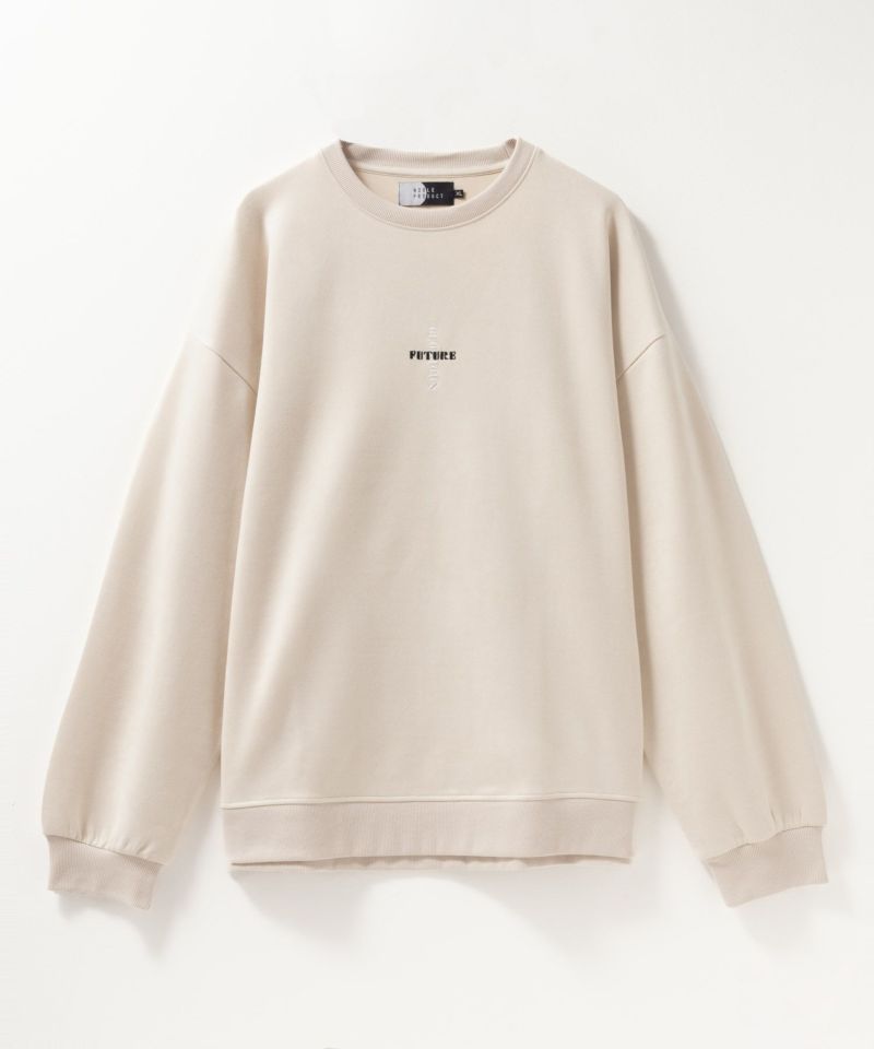 NOBLE PRODUCT  ポンチ素材 スエードライククルーネック メンズ商品画像-6