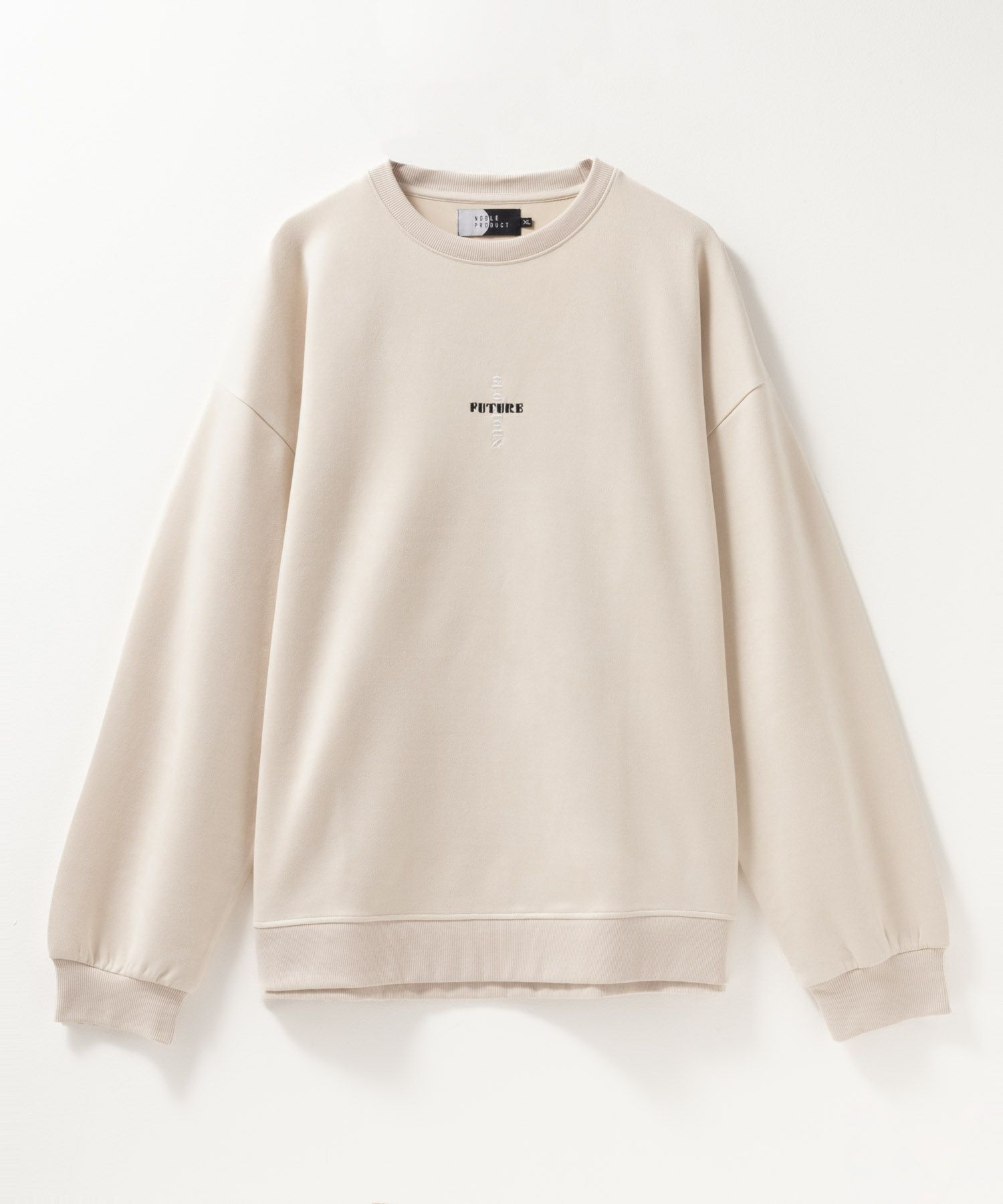 NOBLE PRODUCT  ポンチ素材 スエードライククルーネック メンズ商品画像-6