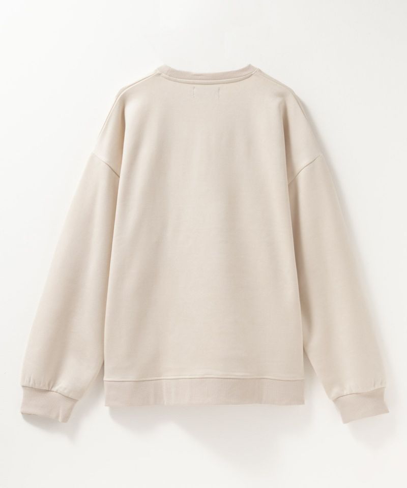 NOBLE PRODUCT  ポンチ素材 スエードライククルーネック メンズ商品画像-7